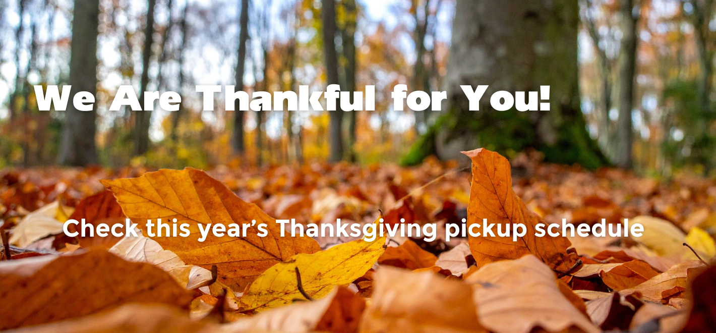 garibay waste services Thanks giving